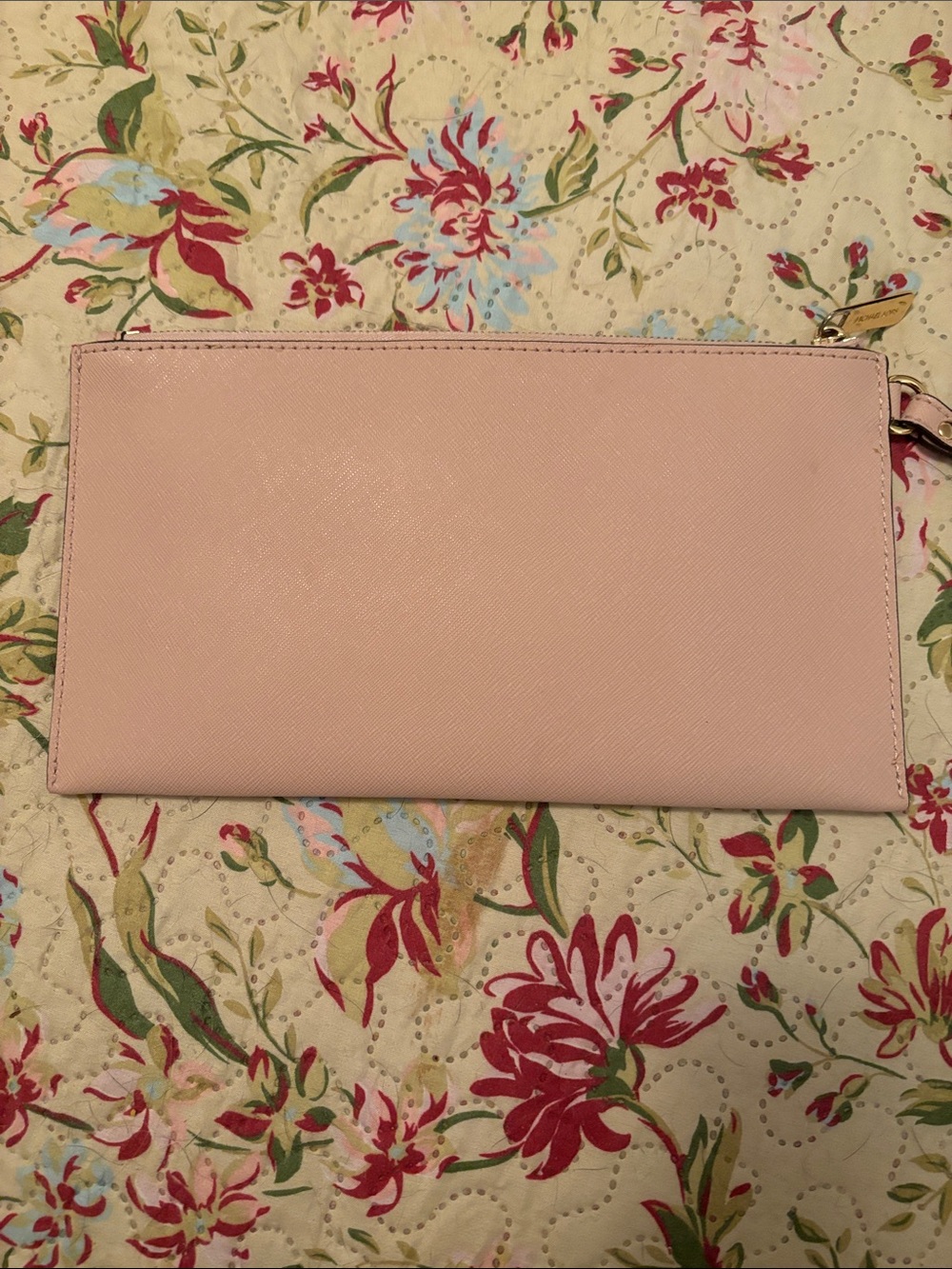 Michael Kors Blush Pink Studded Wristlet Clutch - Picture 5 of 9